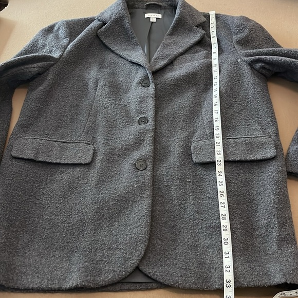 TOPSHOP NWOT Women's Blazer Jacket Peacoat 3 Button Coat Polyester -Size 12 - Picture 8 of 10